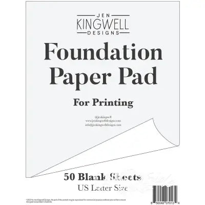 Foundation Papers - Blank US Letter Page Size