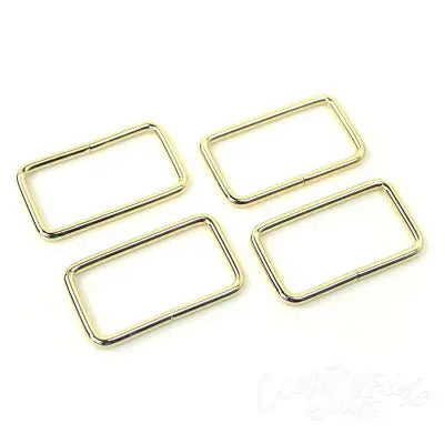 Four Rectangle Rings 1 1/2 Gold"