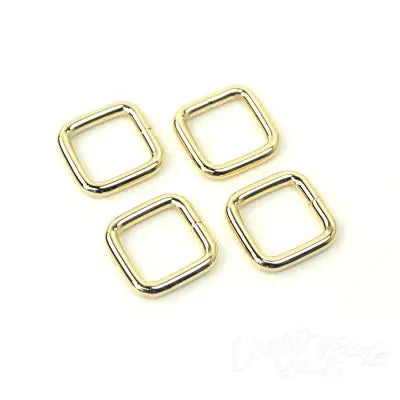 Four Rectangle Rings 1/2 Gold"