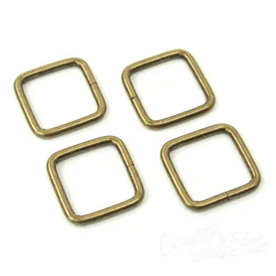 Four Rectangle Rings 3/4 Antique"