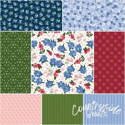 Foxglove 1 Yard Bundle Cream, 8 Pcs.