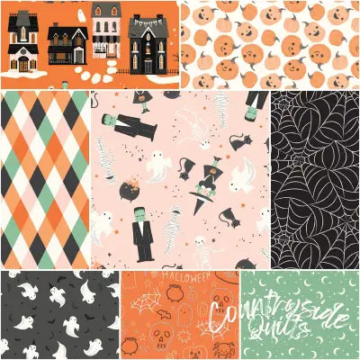 Frank and Friends 1 Yard Bundle Pink, 8pcs