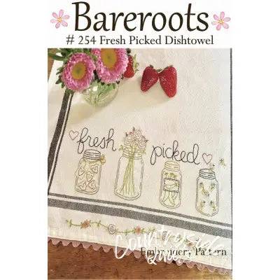 Fresh Picked Dishtowel Embroidery Pattern