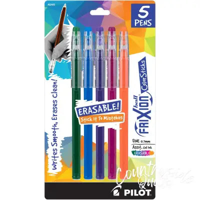 FriXion Ball Color Sticks Fashion Asst Hunter Grn, Blue, Purple, Magenta and Org