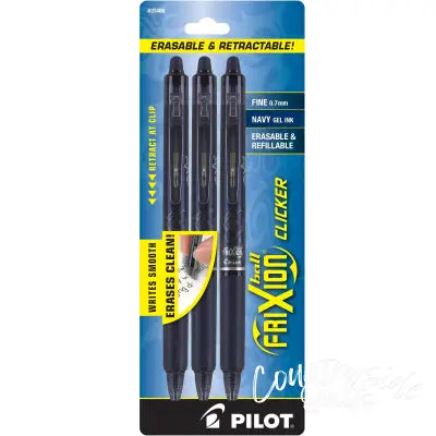 Frixion Clicker Navy 3pk