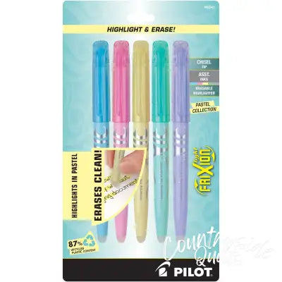 Frixion Light Pastel Assortment 5pk