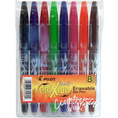 Frixion Pen Assortment 8 pack Fine Point 0.7mm Heat Erase