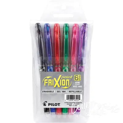 Frixion Point Assorted 6pk Pouch