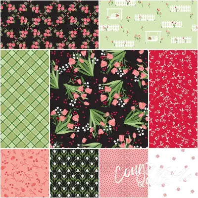 Front Porch 1 Yard Bundle Black, 9pcs