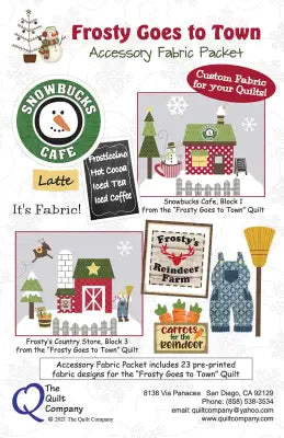 Frosty Goes to Town Accessory Fabric Packet