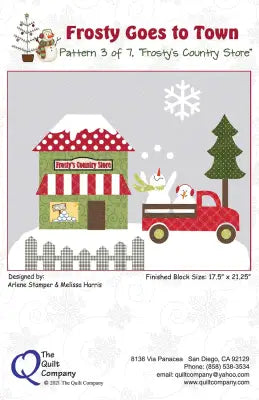 Frosty's Country Store - Frosty Block of the Month Pattern 3