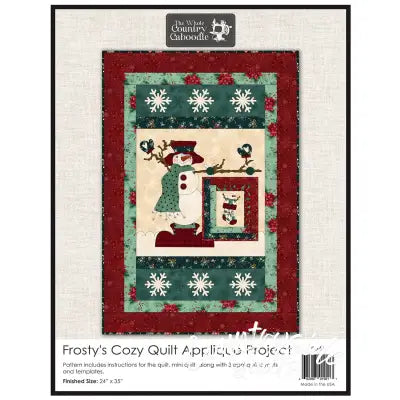 Frosty's Cozy Quilt Applique Project