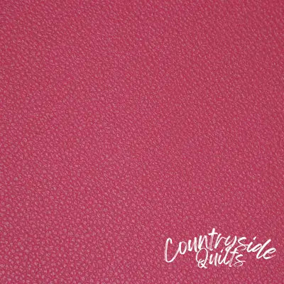 Fuchsia Pebble Faux Leather 1/2 Yard