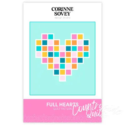 Full Hearts Quilt Pattern