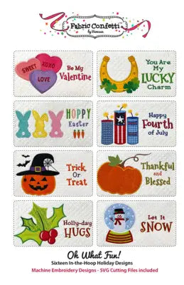 Oh What Fun In The Hoop Machine Embroidery