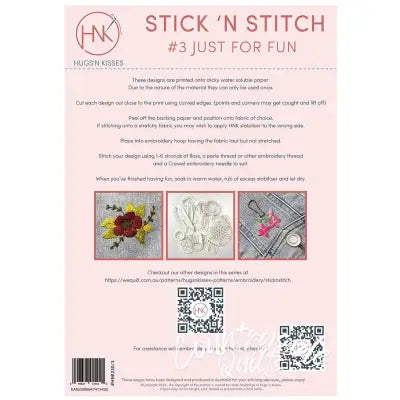 Just For Fun Stick N Stitch
