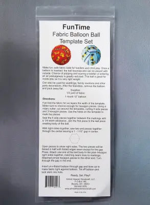 Fun Time 10in-Fabric Covered Balloon Ball Template Set
