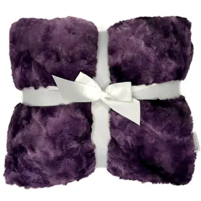 Galaxy Plum Luxe Cuddle Finished Blankets 60x72