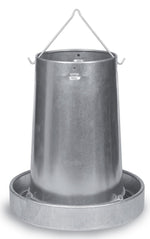 Hanging Galvanized Metal Chicken Feeder & Accessories