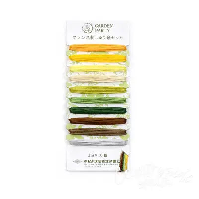 Garden Party Embroidery Floss Set 10pc GPC01