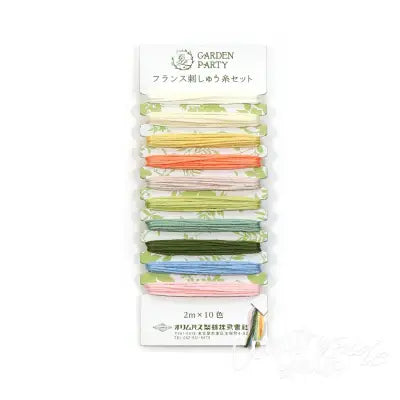Garden Party Embroidery Floss Set 10pc GPC03