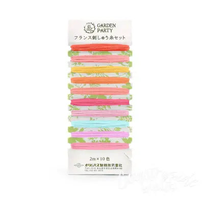 Garden Party Embroidery Floss Set 10pc GPC14