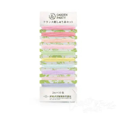 Garden Party Embroidery Floss Set 10pc GPC15