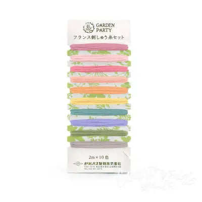 Garden Party Embroidery Floss Set 10pc GPC16