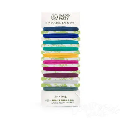 Garden Party Embroidery Floss Set 10pc GPC18