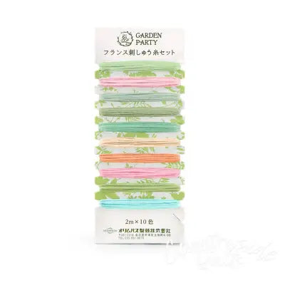 Garden Party Embroidery Floss Set 10pc GPC19
