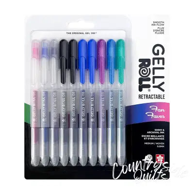 Gelly Roll Retractable Fan Faves Pen Set 10pk