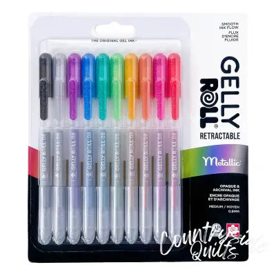 Gelly Roll Retractable Metallic 10pc Set