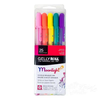 Gelly Roll Retractable Moonlight 10 Bold 25pc Set