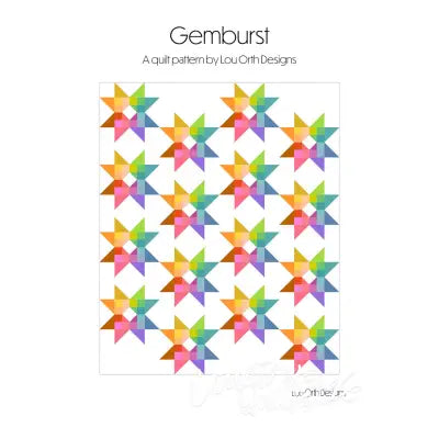 Gemburst Quilt Pattern