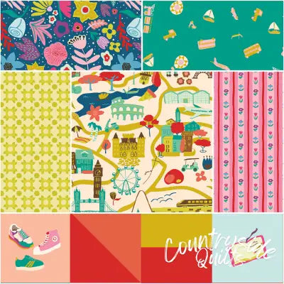 The Genesis of a Journey 1 Yard Bundle Cream, 6 Pcs.