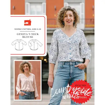 Geneva V-Neck Blouse