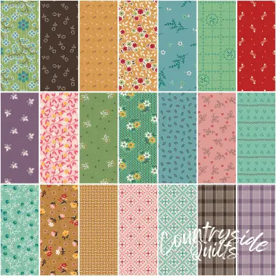 Gentler Times 1 Yard Bundle Basil, 21pcs