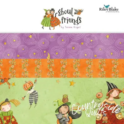 Ghoul Friends 10in Squares, 42pcs/bundle