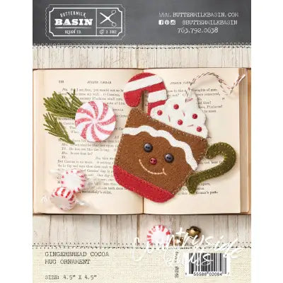 Gingerbread Cocoa Mug Ornament