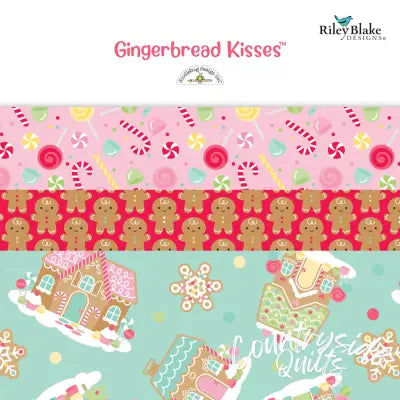 Gingerbread Kisses 5in Squares, 42pcs/bundle
