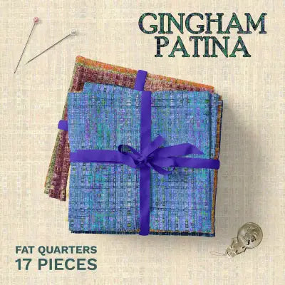 Gingham Patina Fat Quarter Pack - 17 FQs