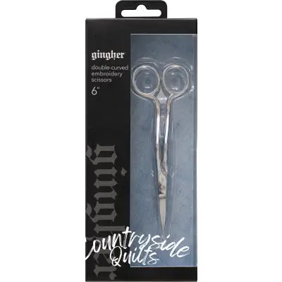 Gingher 6in Double Curved Embroidery Scissors