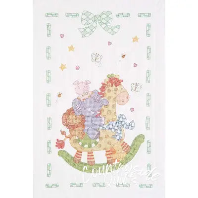 Giraffe & Friends Crib Quilt Top