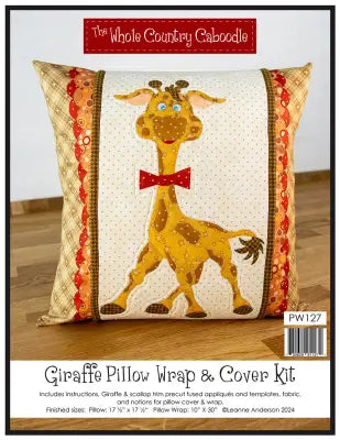 Giraffe Pillow Wrap & Cover Kit