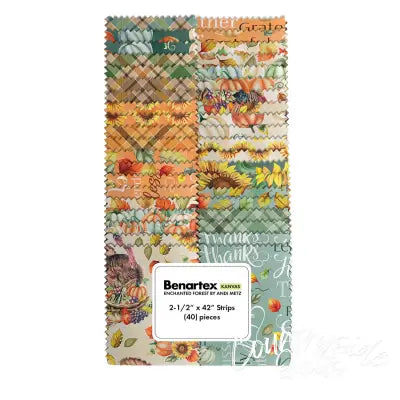 Give Thanks 2-1/2in Strips, 40pcs/bundle