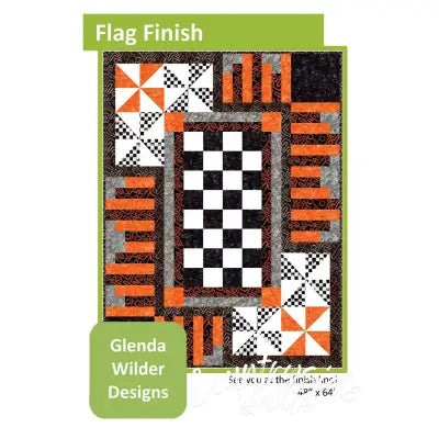 Glenda Wilder Designs Flag Finish Quilt Pattern