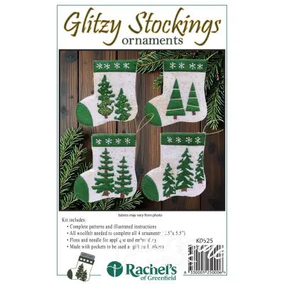 Glitzy Stocking Ornaments Kit