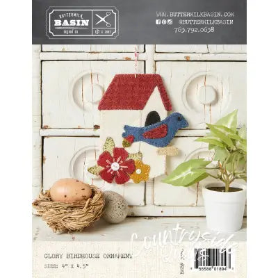 Glory Birdhouse Ornament