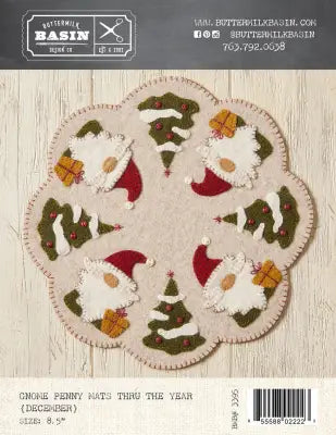 Gnome Penny Mats Thru the Year - December