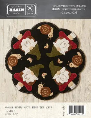 Gnome Penny Mats Thru the Year - June